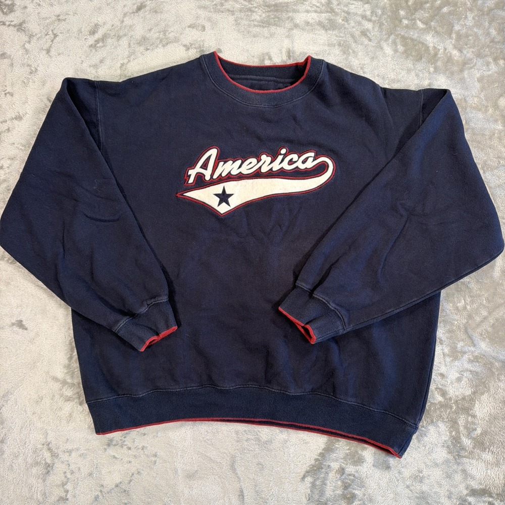 Men's C&B Sport America Crewneck Size Large